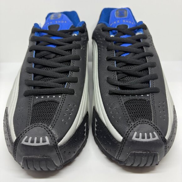 Men's Nike Shox - Black, Silver, and Blue - Picture 4 of 7